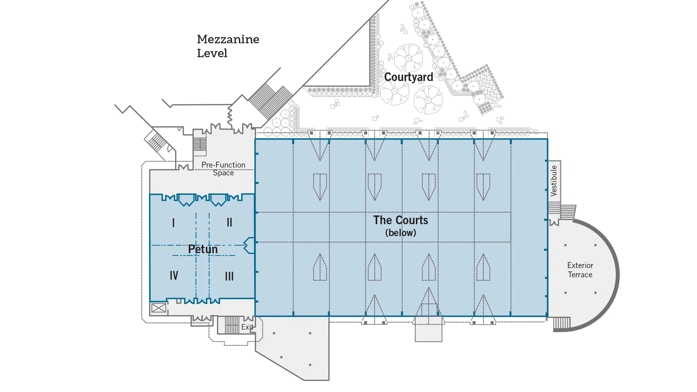 Village Conference Centre Mezzanine Floor Layout