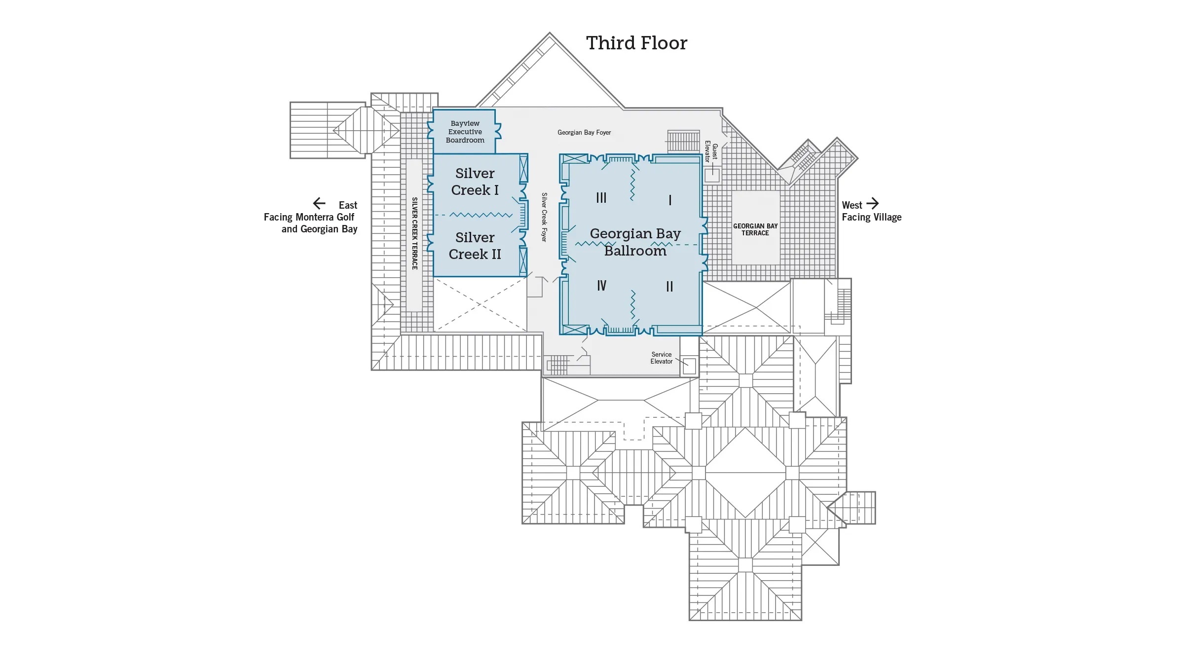 Village Conference Centre Third Floor Layout