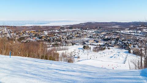 cross course on run at Blue Mountain