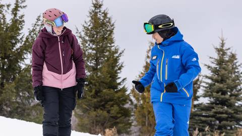 private snowboard lesson