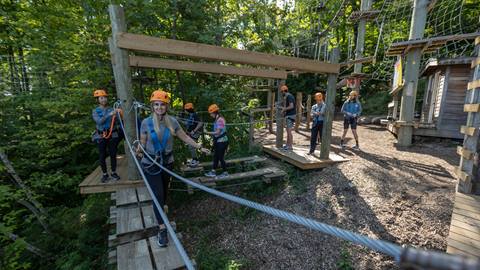 Timber Challenge High Ropes Course