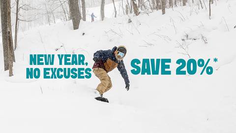 New Year, No Excuses - Save 20%*