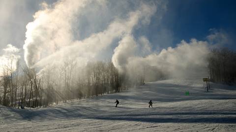 Embracing Mother Nature we’ve been at the forefront of snowmaking innovation. Let’s take a Look Back at Blue’s Historical Days on Snow