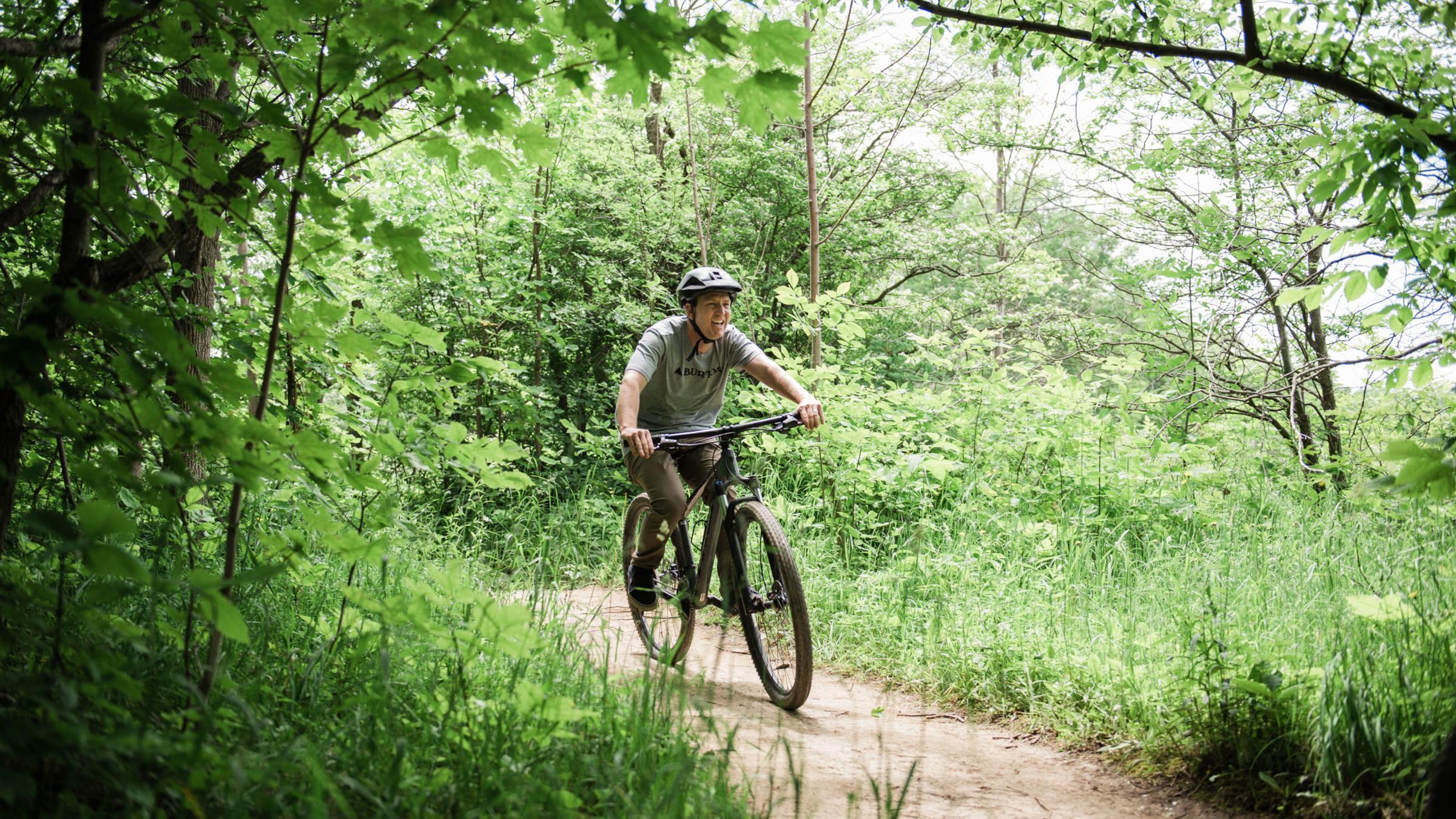 Biking in the Explore Park Blue Mountain Resort