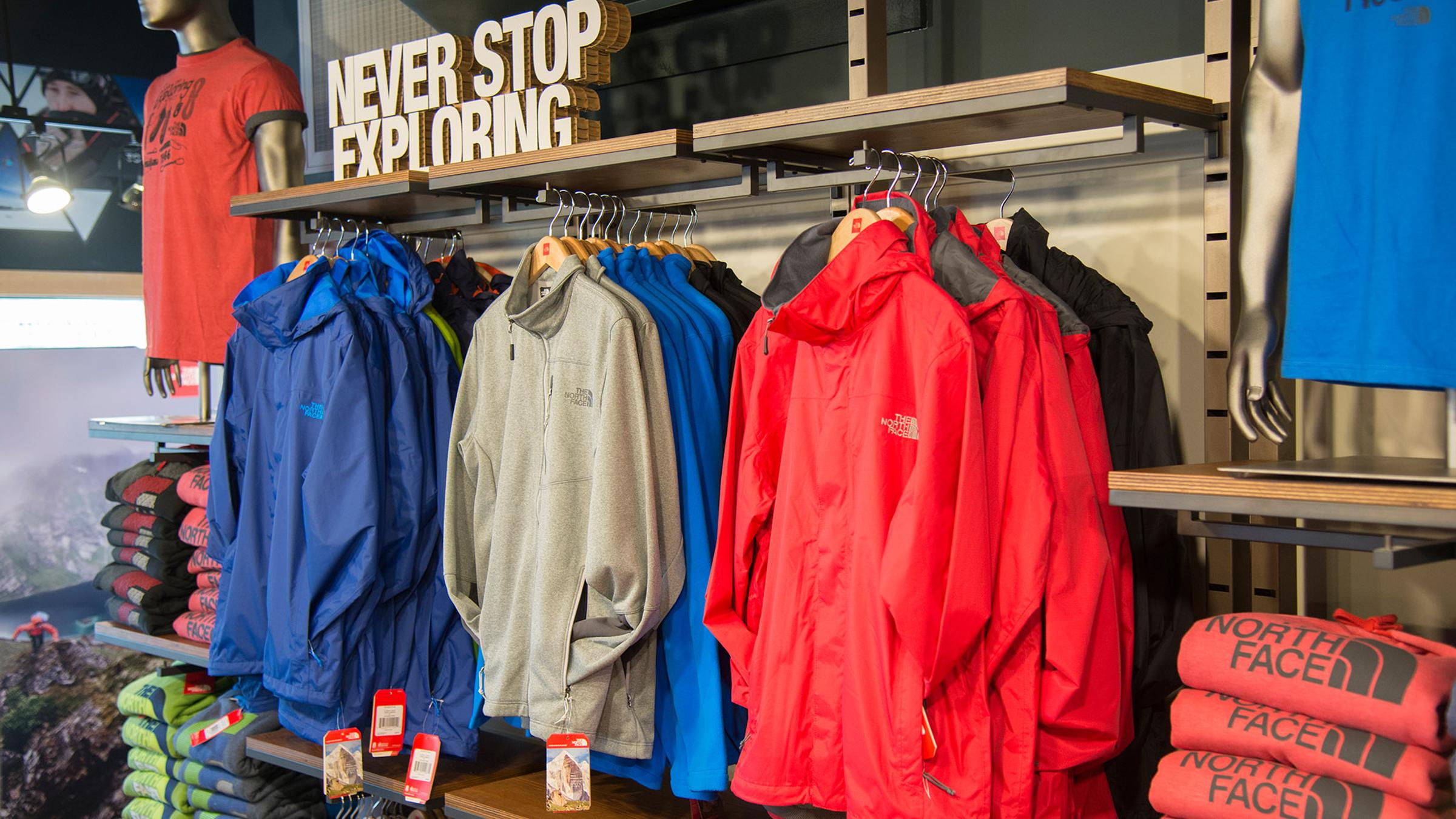 North face clearance outlet las americas